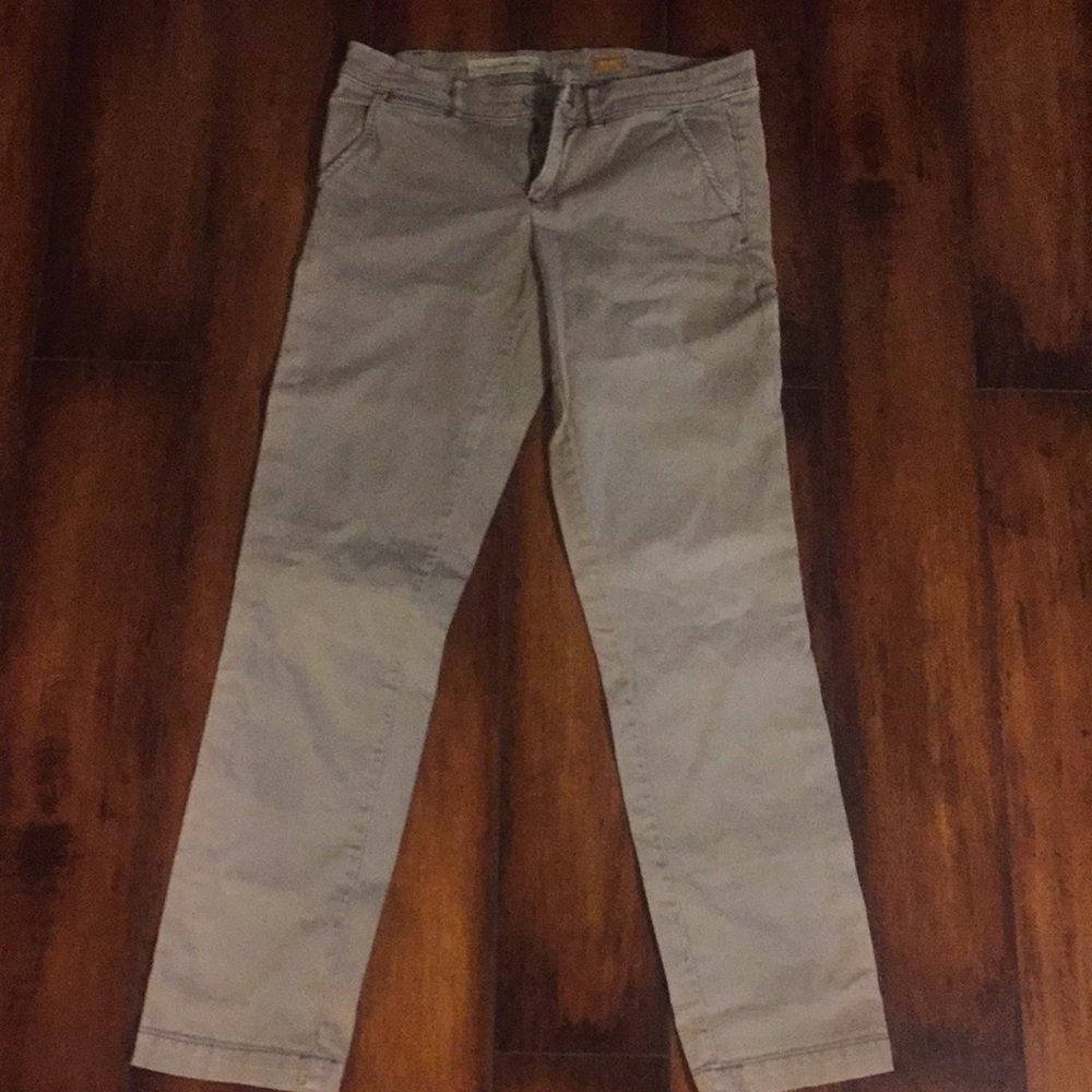 Anthropologie khaki boyfriend pants